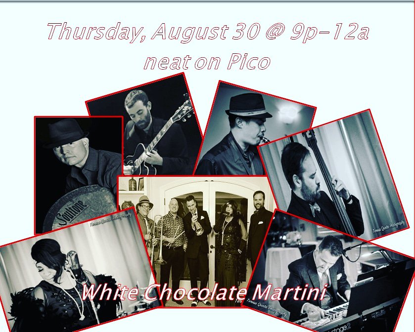 WCMartiniBand's tweet photo. We're back at @neatbarla this Thurs  9pm and Sun 5pm
#jazz #blues #soul #mxl #iseenord #SoultoneCymbals #supportlivemusic #westla #santamonica #losangeles #lostspirits #jbl https://t.co/N2Dim37q61