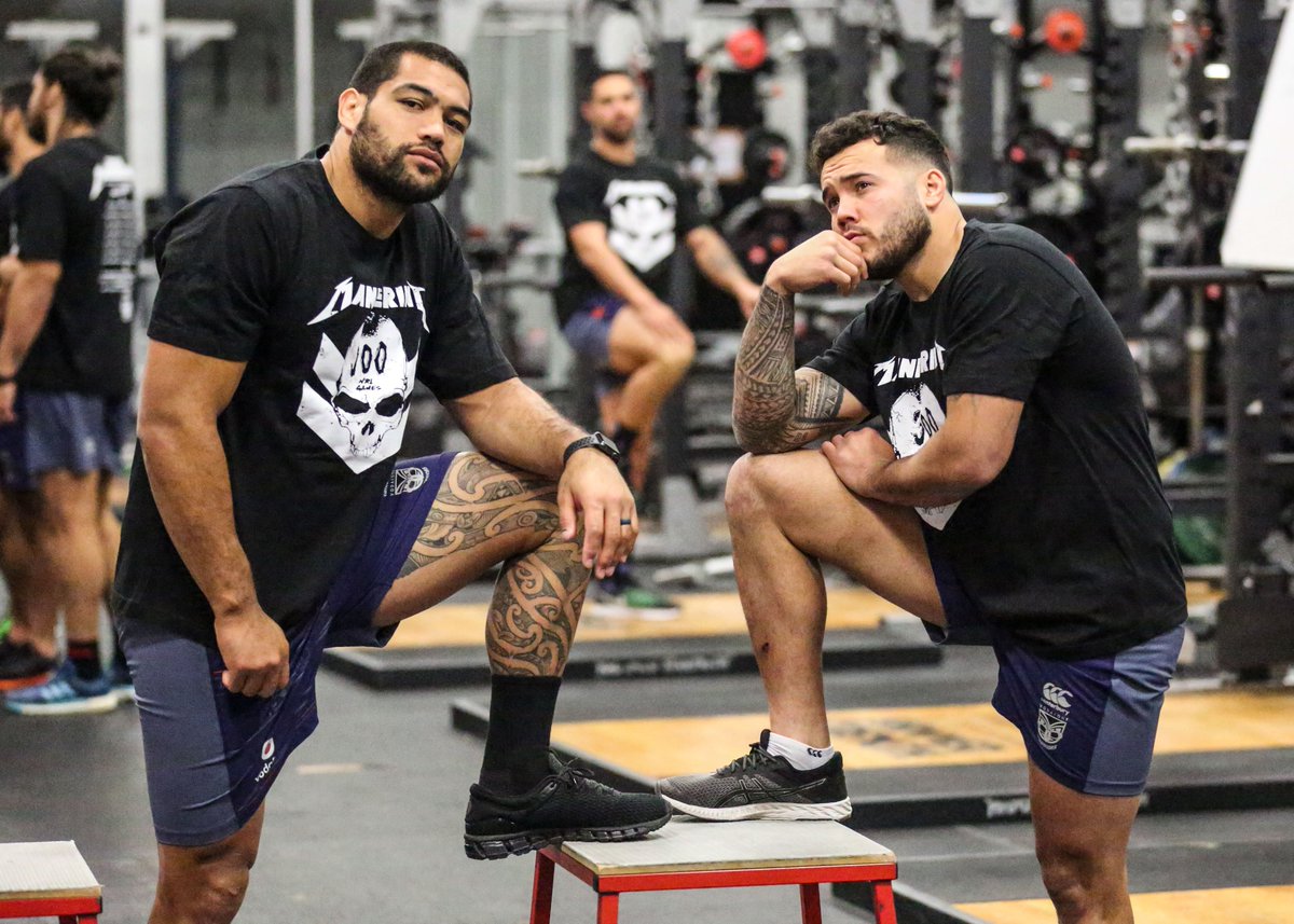 NZWarriors's tweet photo. The team wore their #Mannering300 tees at training🤘💯🔥

100 exclusive Mannering 300 tees available only at the game this Friday. 👀 https://t.co/8JWPtFeFV4