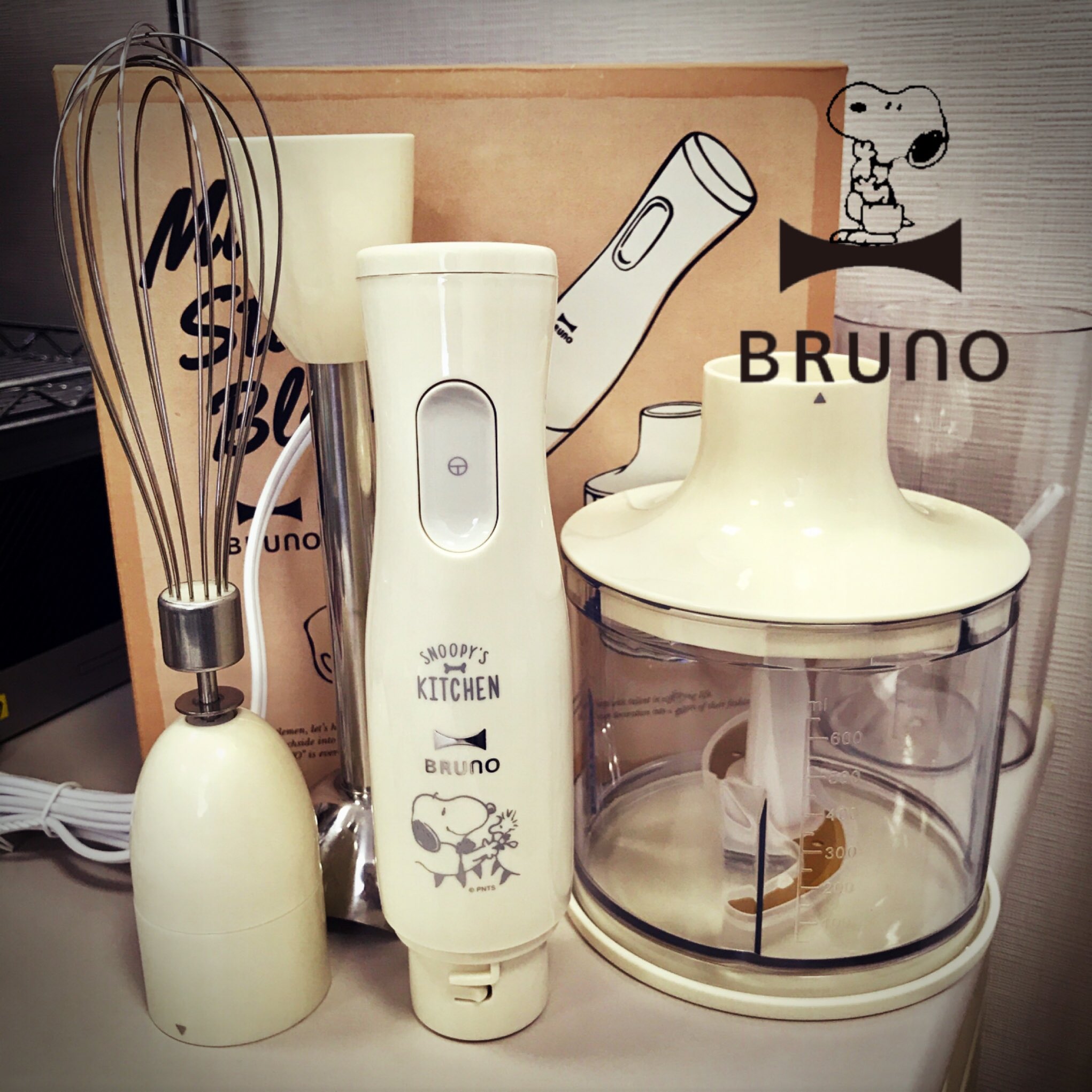 ｎａｍｉｍｏ ブレンダー届いた Bruno ブルーノ ブルーノブレンダー おかいものスヌーピー スヌーピー T Co K1edvsloyb Twitter