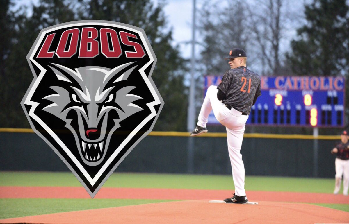 WillArmbruester's tweet photo. SEA to ABQ! Thank you to my family, friends, and coaches for all the opportunities that I have been given. I am blessed and very excited to say I will be continuing my education and baseball career at the University of New Mexico! @UNMLoboBaseball #GoLobos https://t.co/aJhY0rtR0I