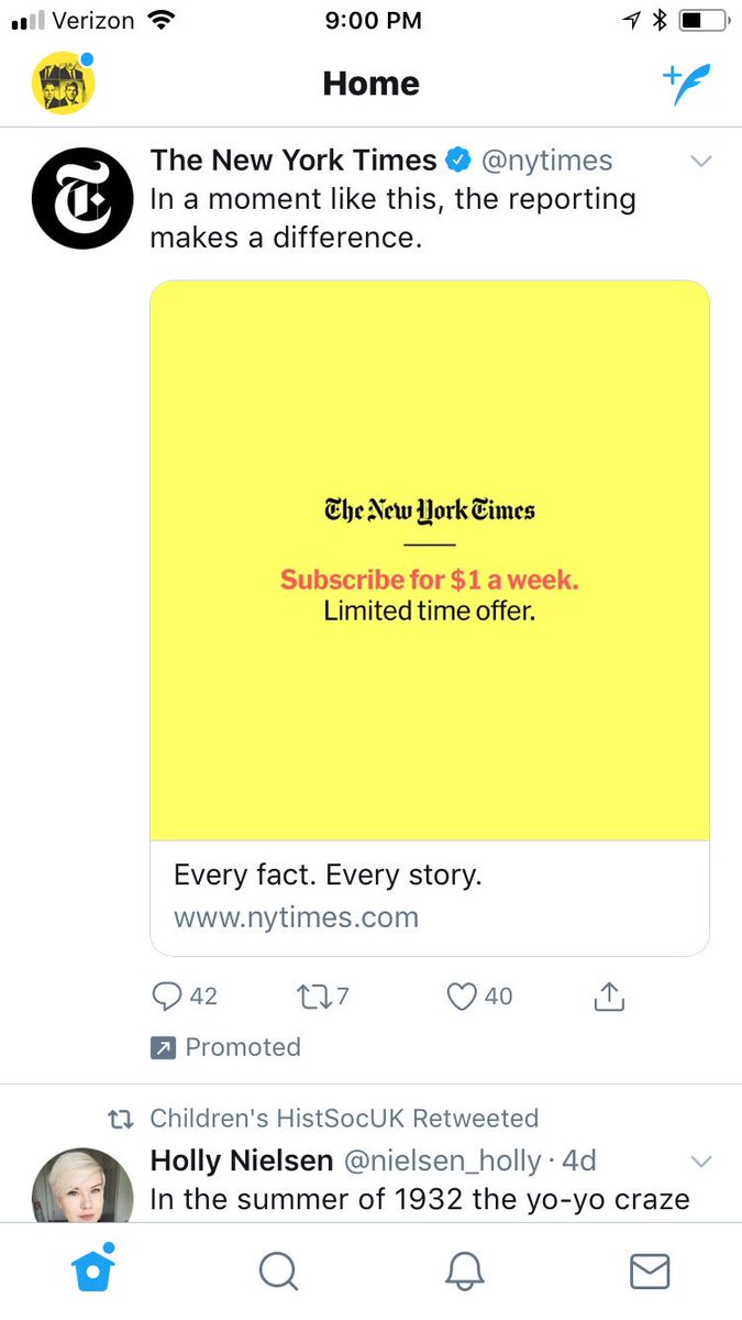 What is it about yellow that makes <a href="/nytimes/">The New York Times</a> its call to action to subscribe??