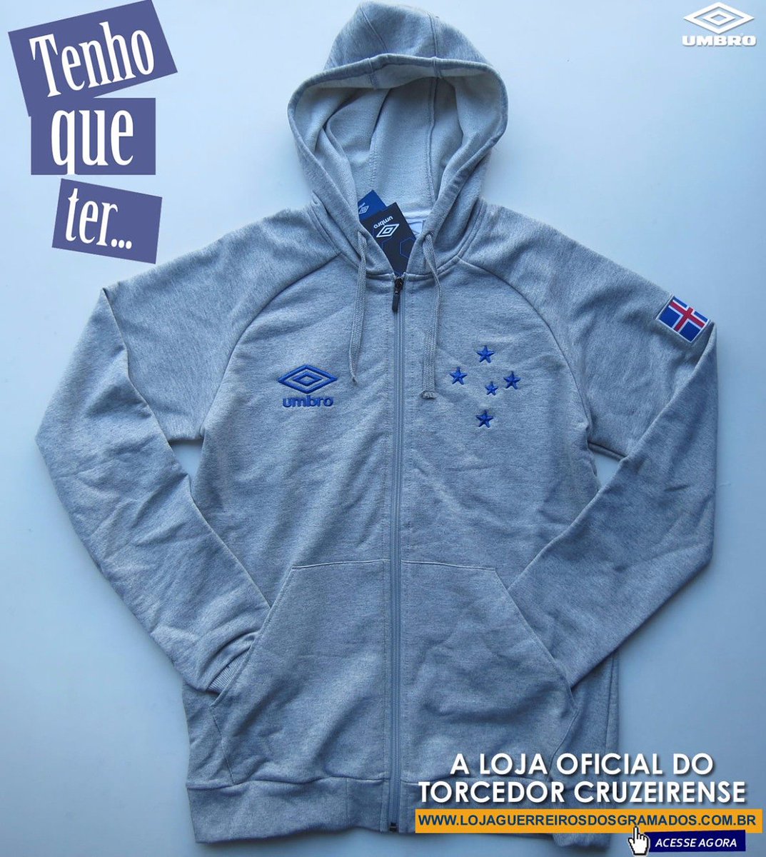 jaqueta umbro cruzeiro