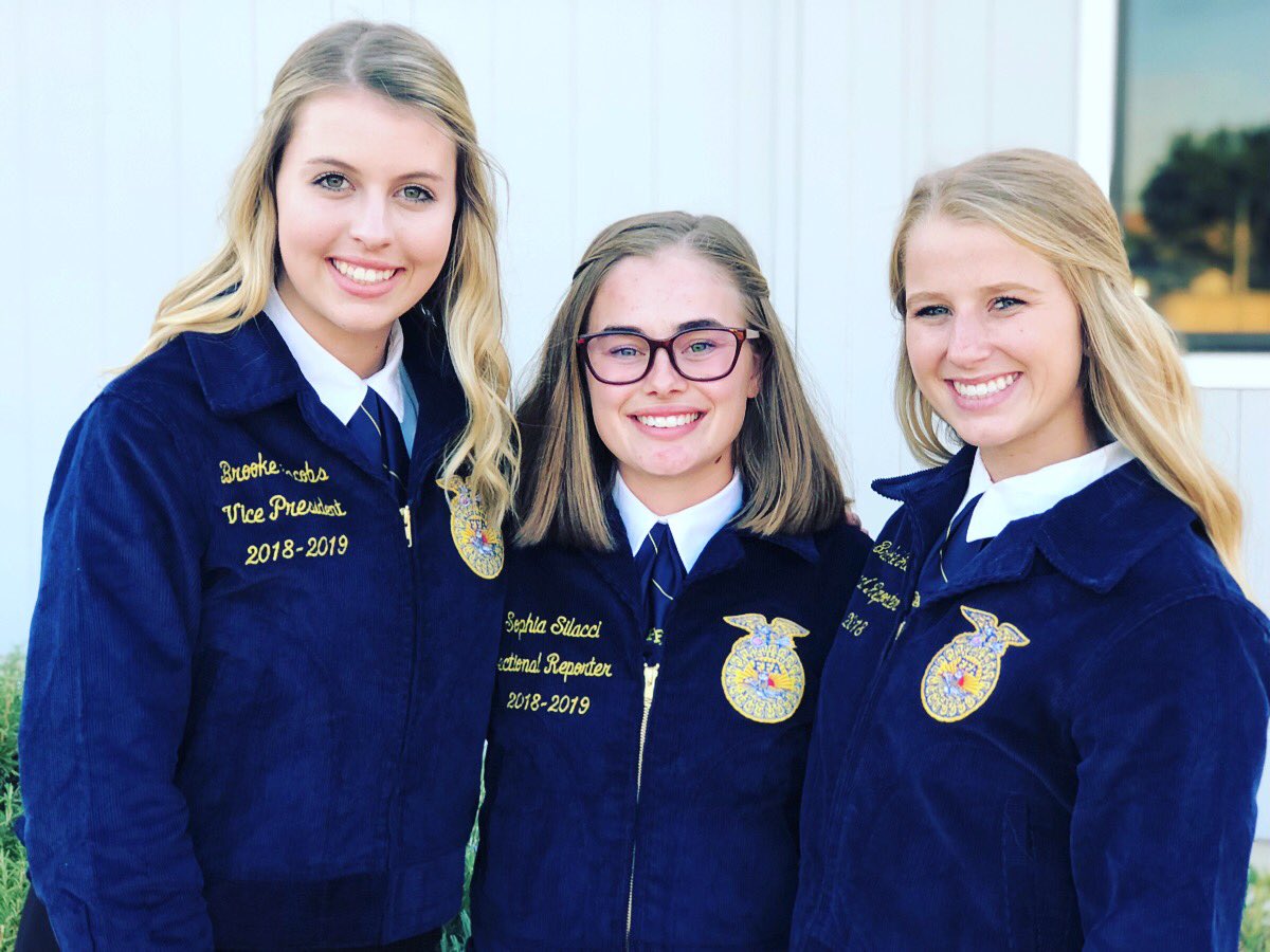 San Luis Obispo FFA (@slo_ffa) on Twitter photo Proud of our Sectional Officers that attended the CA Ag Teachers Assoc. meeting. We are excited for them to serve all 7 schools in our section. Great job @brookejacobs4 <a href="/lauren/">Lauren M Friedman</a>.erickson11 and @weasel_at_bat Proud of our Sectional Officers that attended the CA Ag Teachers Assoc. meeting. We are excited for them to serve all 7 schools in our section. Great job @brookejacobs4 <a href="/lauren/">Lauren M Friedman</a>.erickson11 and @weasel_at_bat