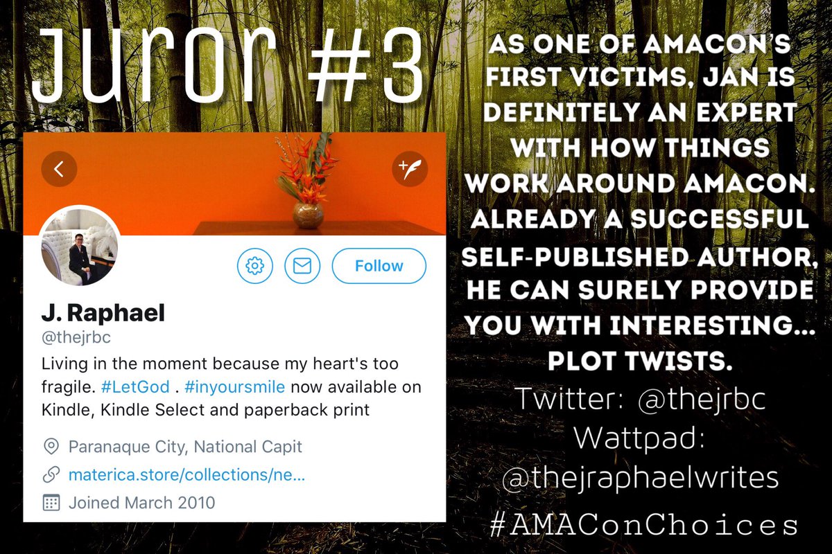 Lastly, our last juror has been with AMACon ever since its beginning. He knows the “ins &amp; outs” of how we do things here &amp; is one of the first victims we had fun with. 

Check him out at @thejrbc as well as over at WP: my.w.tt/rHKiFNnzLP

#ALDUBThereIsHope
#VMMonstersAttack