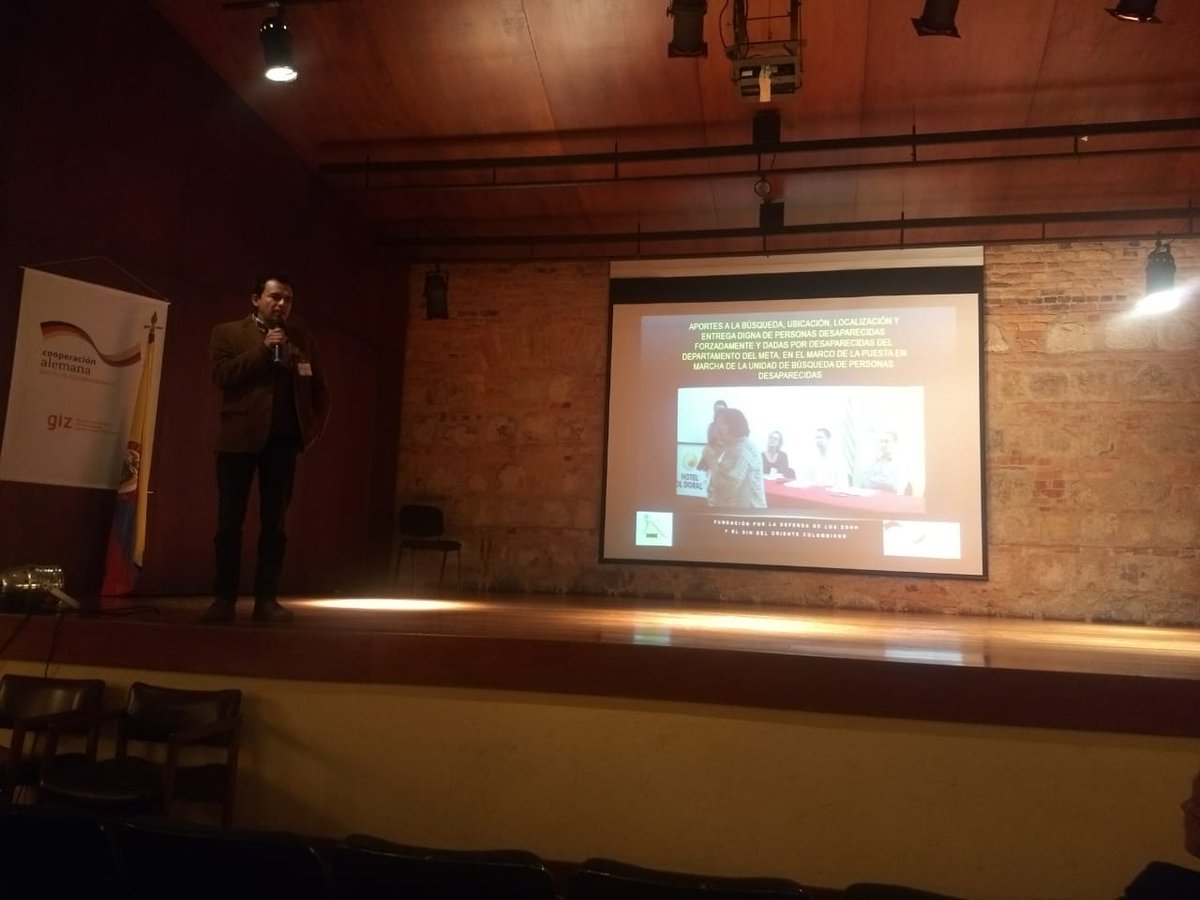 ECICP's tweet photo. Acompañamos la presentación e informe de resultados de la primera convocatoria Fondo Para Vivir La Paz, formulado por GIZ y ejecutado por 6 organizaciones a nivel nacional, en donde estuvimos apoyando la propuesta ejecutada por @DHOC @ASFADDES y @PECT en el departamento de Meta. https://t.co/SiRwnMBLzm
