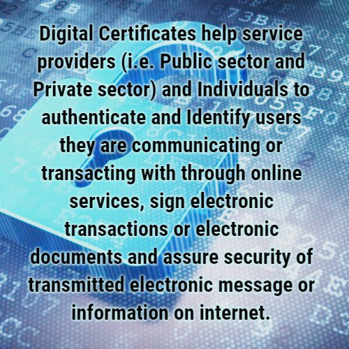 Rwanda_GovCA's tweet photo. @PKI_Rwanda @RISARWANDA @umucyo_gov_rw @RwandaICT @IGIHE Digital Certificates help service providers to authenticate and identify users. https://t.co/ssRyLA1ZNg