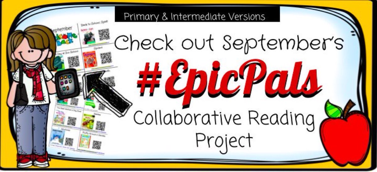 Malchow1stgrade's tweet photo. Ready to head back to school with #EpicPals? Check out September's boards https://t.co/MEJ0RZoTbq and see what wonderful literature awaits your students! We hope you'll join in the fun this year! 🎒🚌📚🎉 #Ipaded #1stgrade #2ndgrade #BacktoSchool #reading https://t.co/5imKFOqz1i