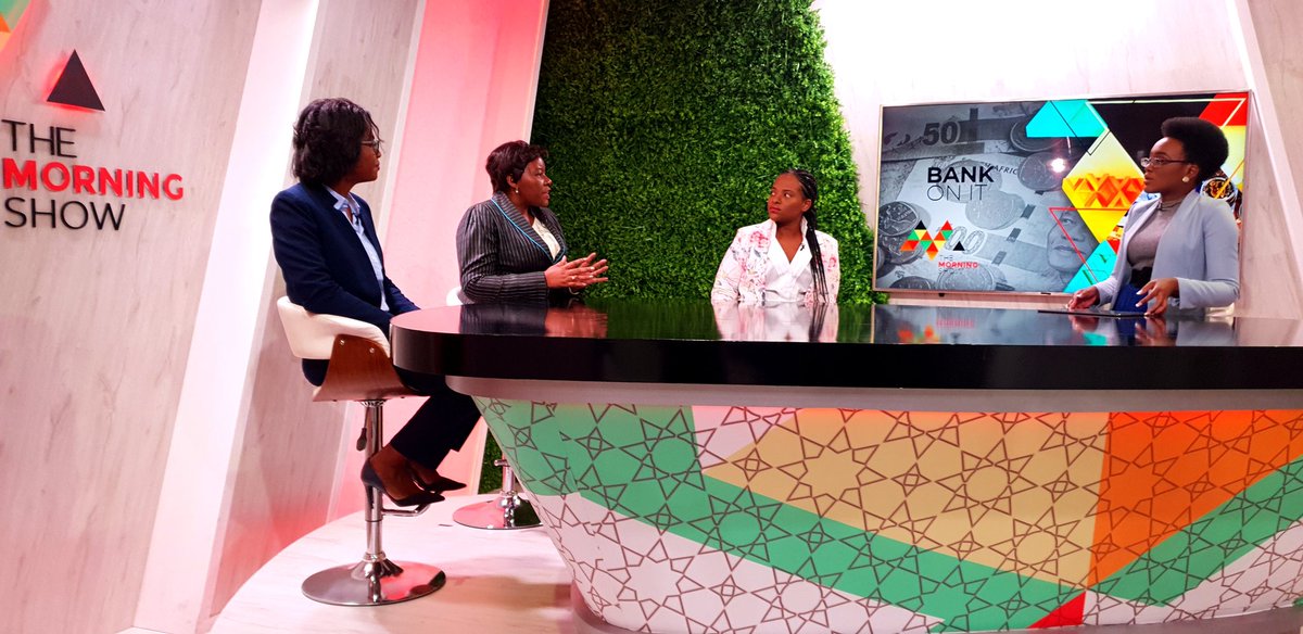 MorningShowSA's tweet image. @FNBSA hosts #WomeninBusiness events &amp;amp; today we’re giving you a taste of the panel discussions with some of those great women : Dr Nandi Msimang of the #Hadassah Group, Eva Arissani the CEO of #Transcentral and Topsy Motlatsi of #DestinyLodgeCullinan 💥 #GrassrootsToGreatness