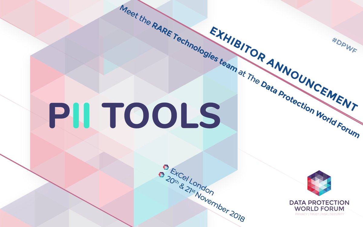 Do you think #DataProtection and #DataPrivacy are important? Interested in #MachineLearning? Join us at @DataProtectWF this November in London 🎭