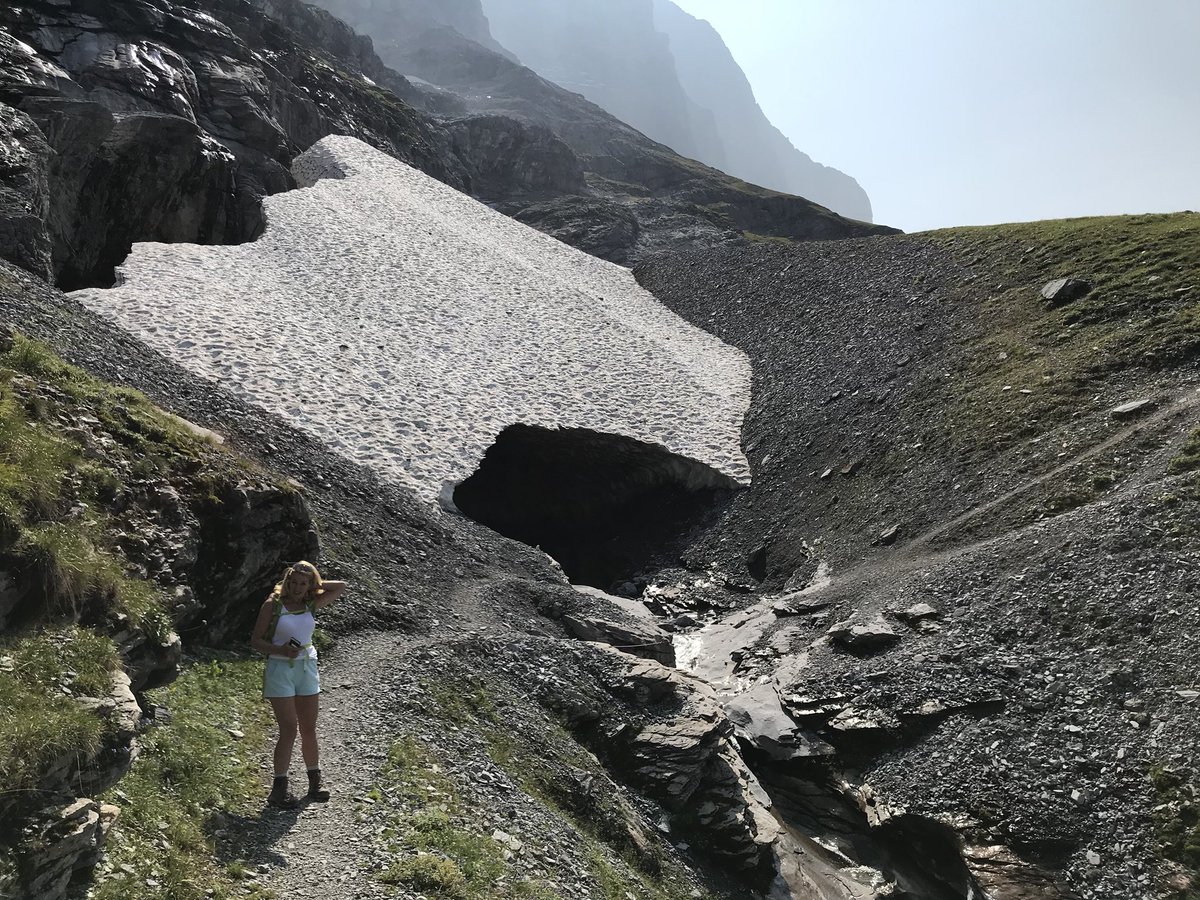 Snow cave on the #hiking #trail from #apiglen to #grindelwald #nature #wengen #inlovewithswitzerland