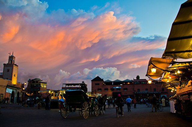 Travelfixcom's tweet image. Djemma el Fna: Marrakech's main square is notable for its active concentration of both tourists and locals, enlivened with traditional activities by storytellers, musicians and performers. 

#WanderlustWednesday #Travel #Africa