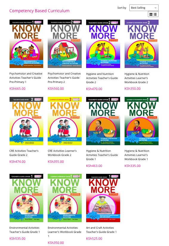 Check out Best selling #KnowMore #CompetencyBasedCurriculum  books on our E-store : storymojaafrica.com/collections/co… 
deliveries made countrywide :)
#KnowMore #DoMore #TravelTheWorldInABook #ABookInEveryHand #Storymoja