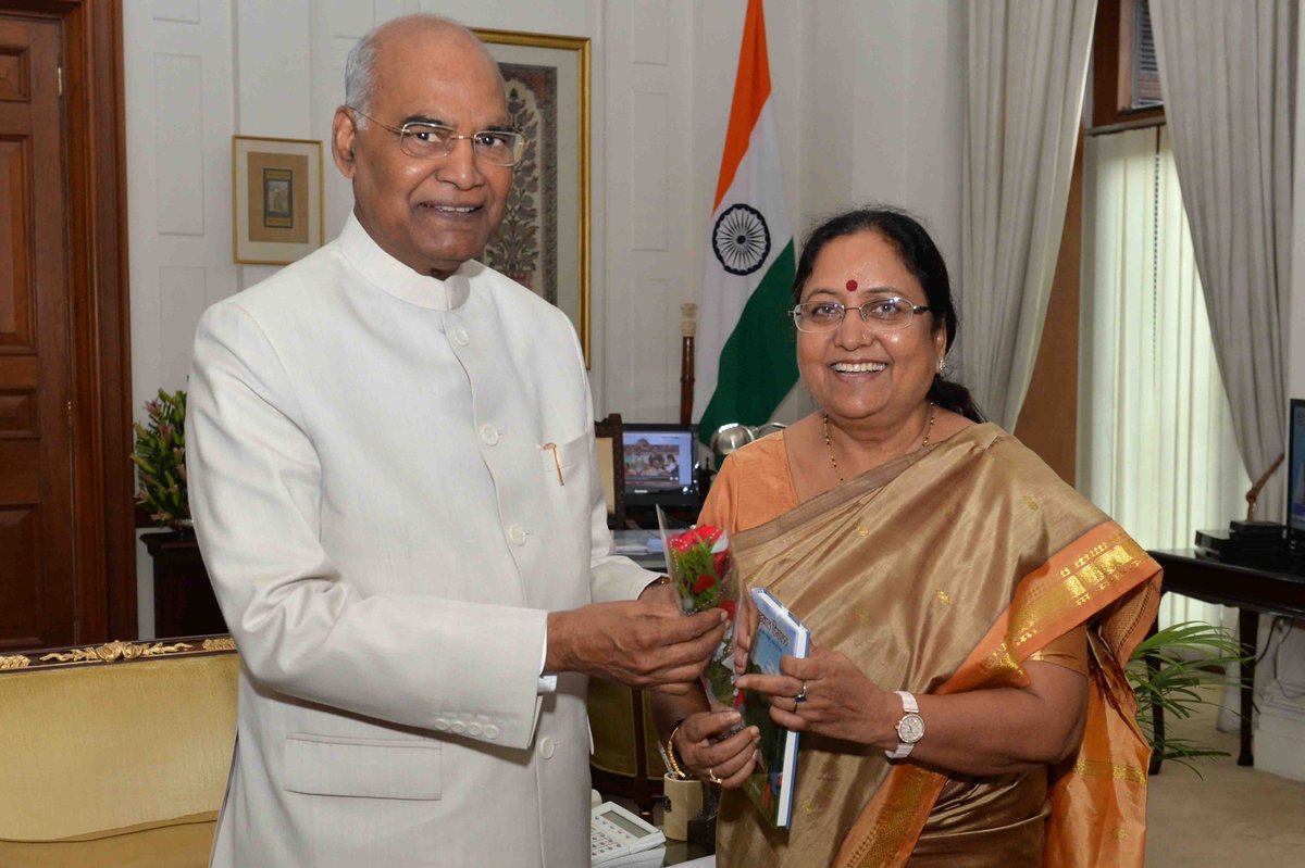 President of India on Twitter: &quot;Smt Baby Rani Maurya, Governor of  Uttarakhand, called on #PresidentKovind at Rashtrapati Bhavan… &quot;