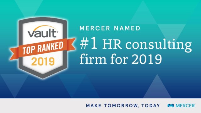 #FutureofWork #HR @VaultCareers @Mercer bit.ly/2N1rkP4