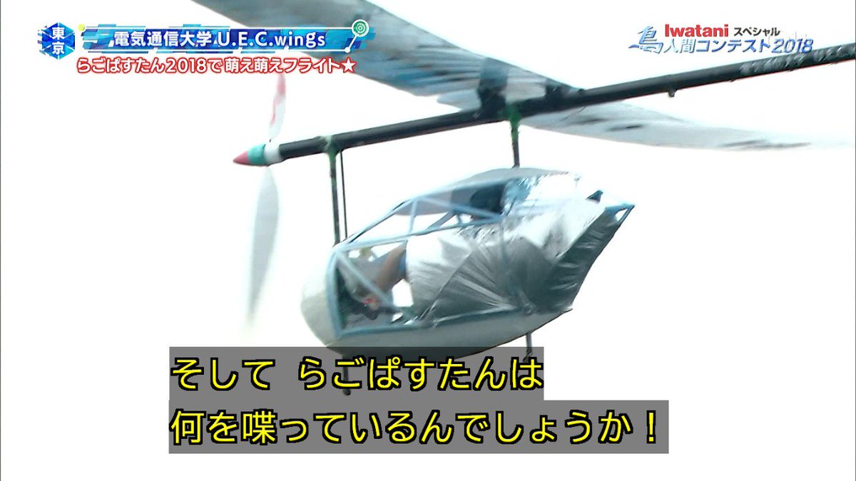鳥人間コンテスト 電通大が萌えキャラai らごぱすたん 搭載の萌え萌えフライト 待っていた意外な結果 Togetter 鳥人間コンテスト 電通大が萌えキャラai らごぱすたん 搭載の萌え萌えフライト 待っていた意外な結果 Togetter