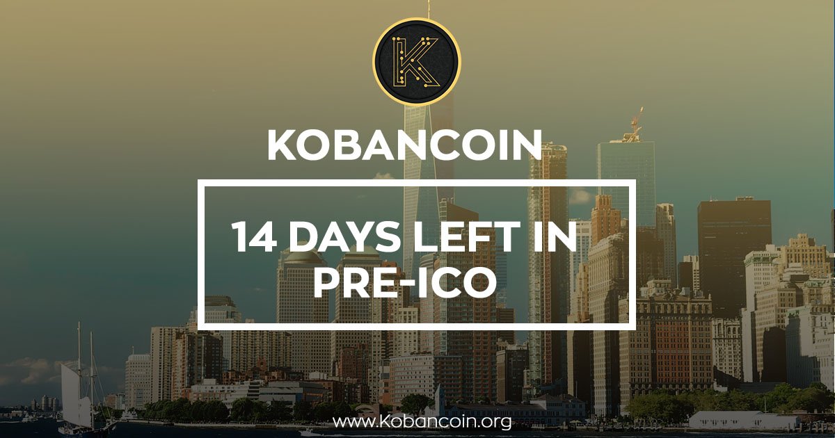 kobancoin1's tweet photo. #KobanCoin
#Secure you Future 14 days left.
https://t.co/iRVCXwQwWI https://t.co/n7Iat4i0be