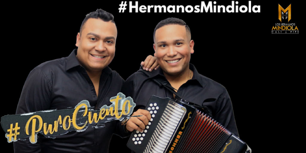 HermanosMindiol's tweet photo. #HermanosMindiola Los invitamos a que nos acompañen este 31 de agosto en la premiere Valledupar y cantes con nosotros nuestro nuevo sencillo #PuroCuento. https://t.co/OLC3UVRo5n https://t.co/nJKNV2zFQ3