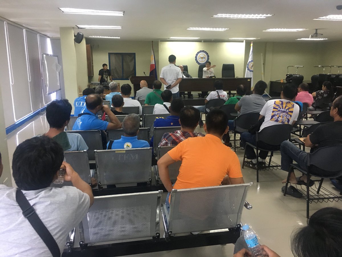 Ongoing dialogue of LTFRB with PUJ operators. facebook.com/ltfrb.citizen.…