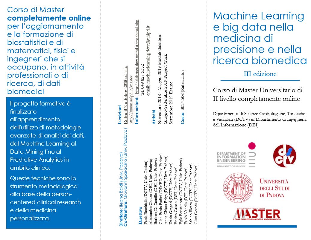 ubep_unipd's tweet photo. Ciao
Sono attive le candidature per i Master Online A.A. 2018/19
https://t.co/7KMvoanKCH  

#unipd @UniPadova @AlmaLaurea #biostatistica #masteronline
@unimib @unipv @univUda @LaStatale @UniVerona @unito @UniSassari @UniTrieste @uniud @unipait @RegioneVeneto @RegLombardia
#unipd https://t.co/glqYOBzoaN