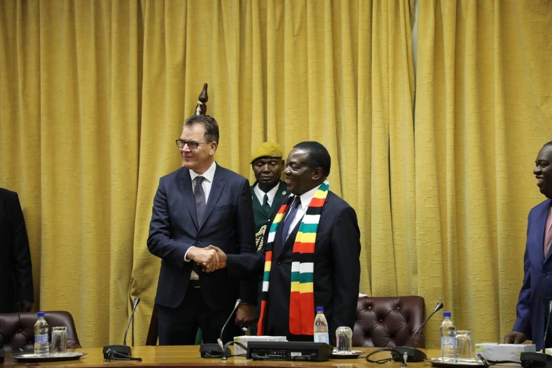 DispensationNew's tweet photo. In 20yrs German Minister for Economic Cooperation and Dvpt visits Zim n a Joint Economic Commission on cards as we speak. https://t.co/4VJU1Vvkqt