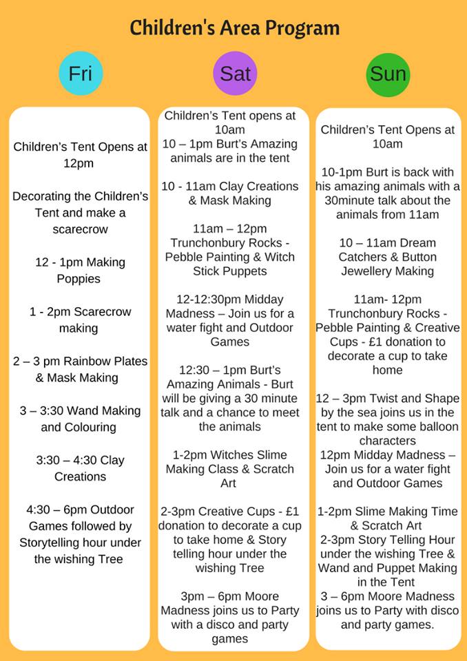 Wow, look at our Children's program! 
#trunchonbury #norfolk #familyfun #summer #norwich #norwichfestival