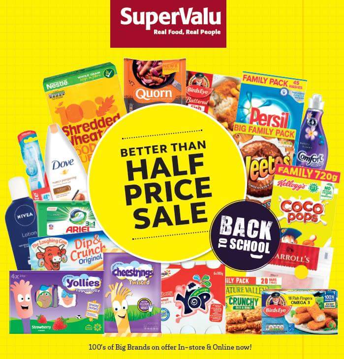 We have some amazing offers for you this week with our better than half price sale on all the back to school essentials #backtoschool #supervalu #SVSUNDRIVE