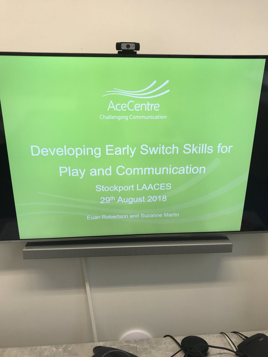 AceCentre's tweet photo. Excited to welcome the #Stockport #LAACES team to our Oldham office to talk about supporting #switch #Skills for #communication & #play #AAC #assistivetech #SLPeeps https://t.co/warpWDB1Nx