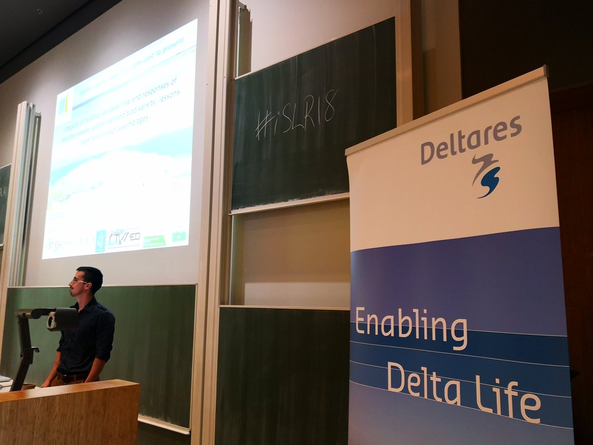 iSLR18's tweet photo. We would like to thank @deltares for sponsoring the third session "Mitigation, Adaptation and Coastal Impacts" #iSLR18 Conference @PAGES_ECN @INQUA_ECR https://t.co/VHcJmReZA3