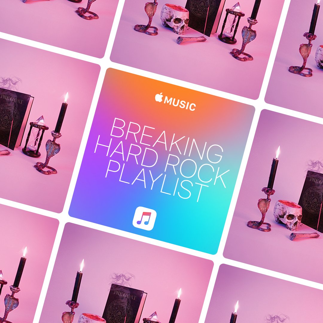 Our brand new single Black Hole has been added to the #BreakingHardRock Playlist on @AppleMusic. Spin it here apple.co/BrkngHrdRck 🐐🐐🐐