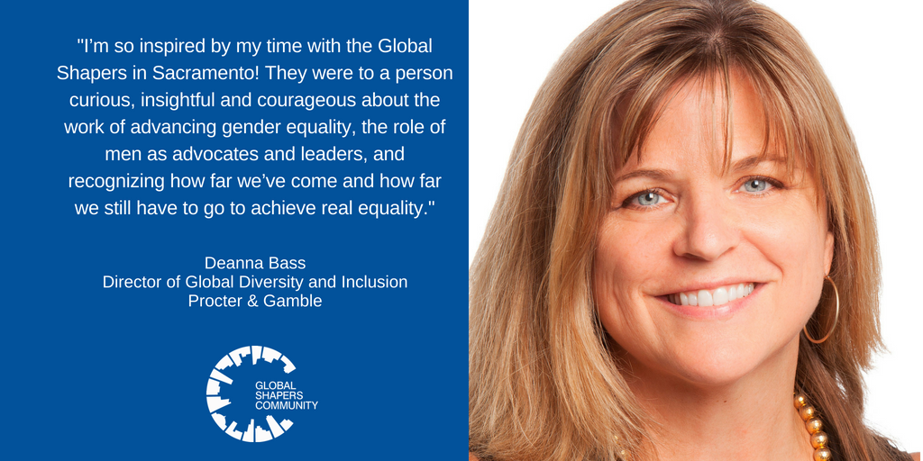 GlobalShapers's tweet photo. #GlobalShapers met with @ProcterGamble at #ShapeNA to talk about and workshop on male champions towards #WeSeeEqual 👏 We're excited to welcome gender experts at the #ShapersSummit this weekend! https://t.co/ZsMeb5cODi