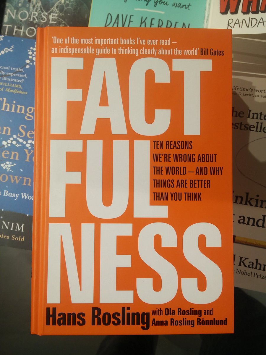 Pfff gelukkig nu eens een boek waar je niet somber van wordt en ook nog op feiten gebaseerd is. We hebben behoefte aan #positivechange. In november gelukkig een conferentie die hier op gericht is. zie  globalpositivechange.org