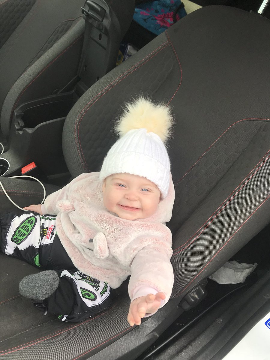 ChelBoot's tweet image. Poppy loves watching her daddy race the other week ❤️