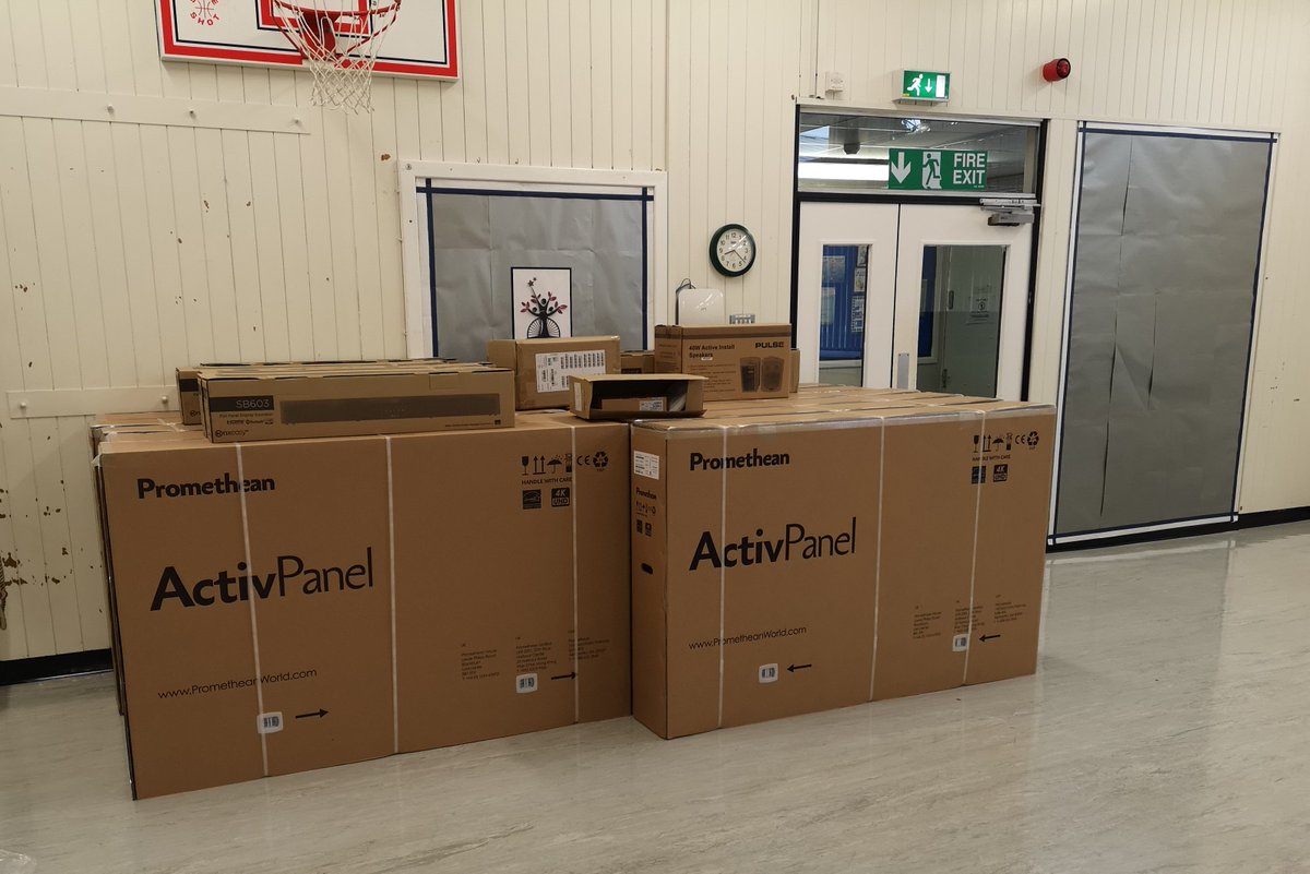 it_exact's tweet photo. Busy day here at Exact IT, Installing 12x New Promethean 65" Activepanels with Conxeasy Soundbars for a school. #workhardplayhard @TwittBoost99 @ATSocialMediaRT @Sheffieldis @Rotherhamiss @ChesterfieldIs @UKSmallBizRT https://t.co/wMfK7ddLZL