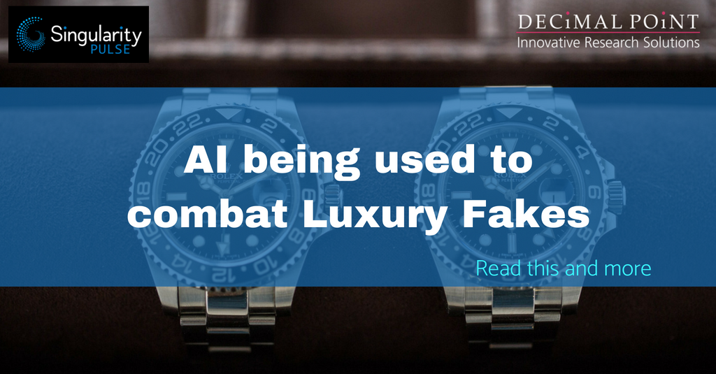 DecimalP's tweet photo. Read how #ArtificialIntelligence can be used to combat Luxury fakes. 
#SingularityPulse by Decimal Point Analytics
https://t.co/OSQ1Y1mHUU https://t.co/8R1riOuJSN