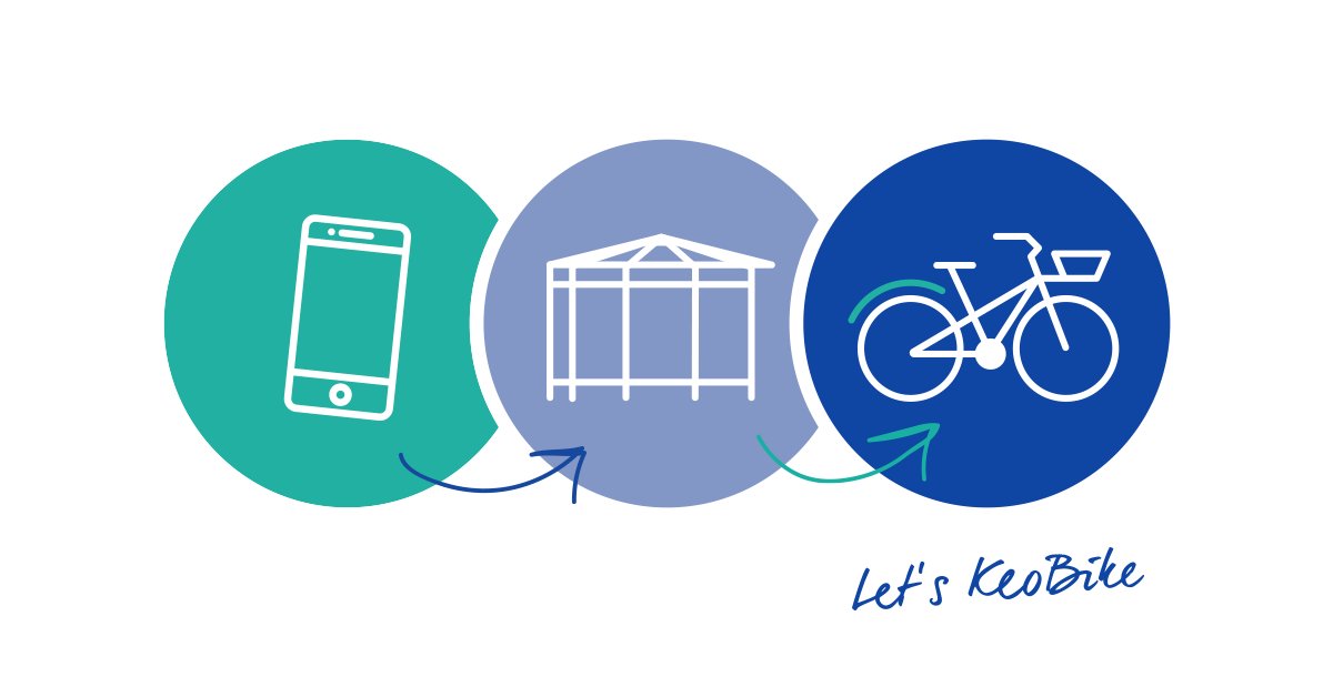 KeoBike's tweet photo. 🚲 Heb jij de KeoBike-app al gedownload? Vind een #KeoBike, download de app en fiets weg! Kijk voor meer informatie op https://t.co/BW6ai45o4v https://t.co/atMQUHFXLp