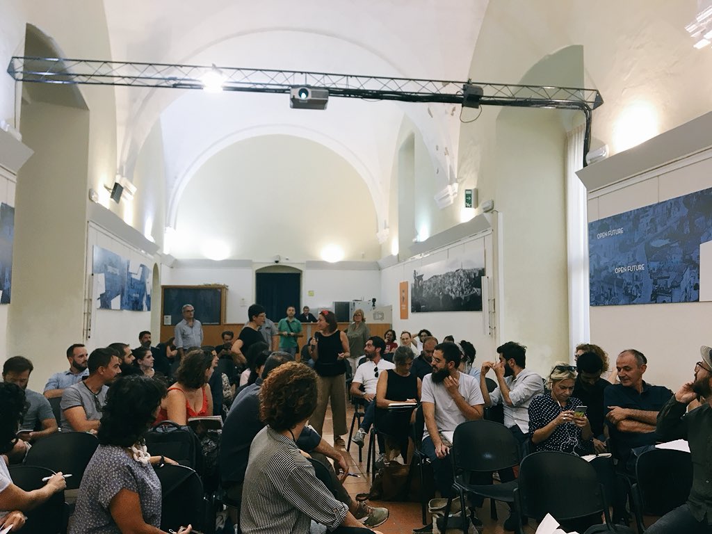 Matera2019's tweet photo. Il processo di cocreazione continua con la condivisione delle best practice sulla comunicazione e sulla produzione degli eventi del programma culturale di #Matera2019 insieme alla scena creativa lucana! #CoMatera2019 #openfuture https://t.co/Pnd25SHiUM