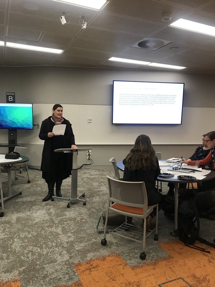 CeridwenOwen's tweet image. @WoodNarelle asking the question - am I a writer? #EESY evening #teachersaswriters