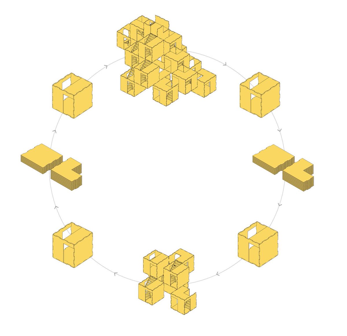 American Hardwood On Twitter Lifecycleof Multiplyldf The Structures Modular Design Will Mean That It Begins As A Kit Of Parts And Can Be Taken Apart And Reassembled Following L D F Image From