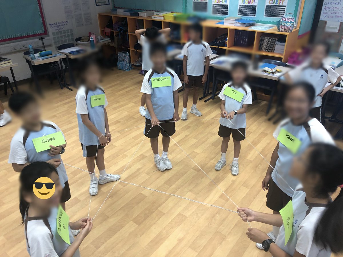 constancekkg's tweet photo. 5s creating a physical model of energy flow in ecosystems #ngss #upscience https://t.co/uuTI2mg4IQ