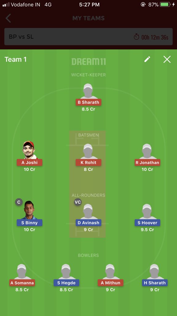 ViratKohli_007's tweet photo. Final #KPL #BPvsSL #Dream11 https://t.co/eqrADr1a2L
