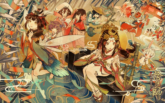 陰陽師本格幻想rpgのtwitterイラスト検索結果 古い順