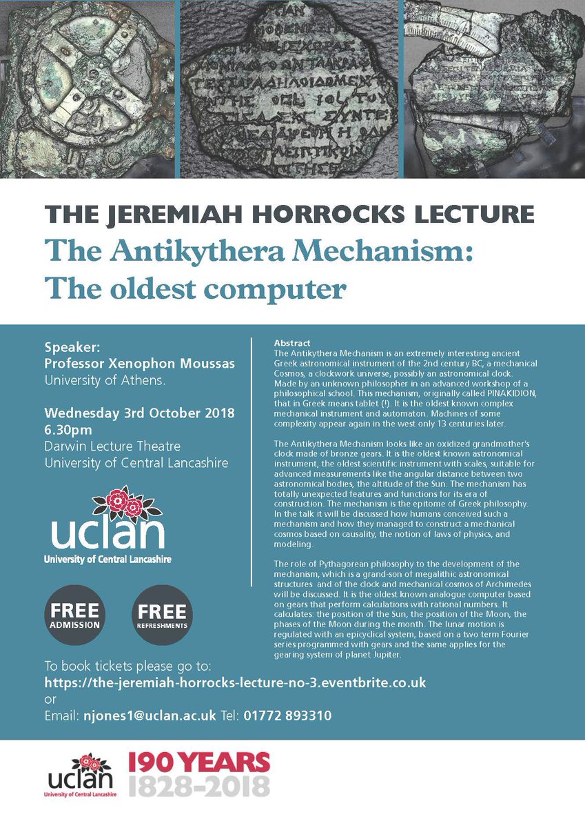 UCLanPhysSoc's tweet photo. Get your free tickets here: https://t.co/XaxaiuoQSP #uclan #uclanphysics #jhi https://t.co/wJ0AlCn0AE