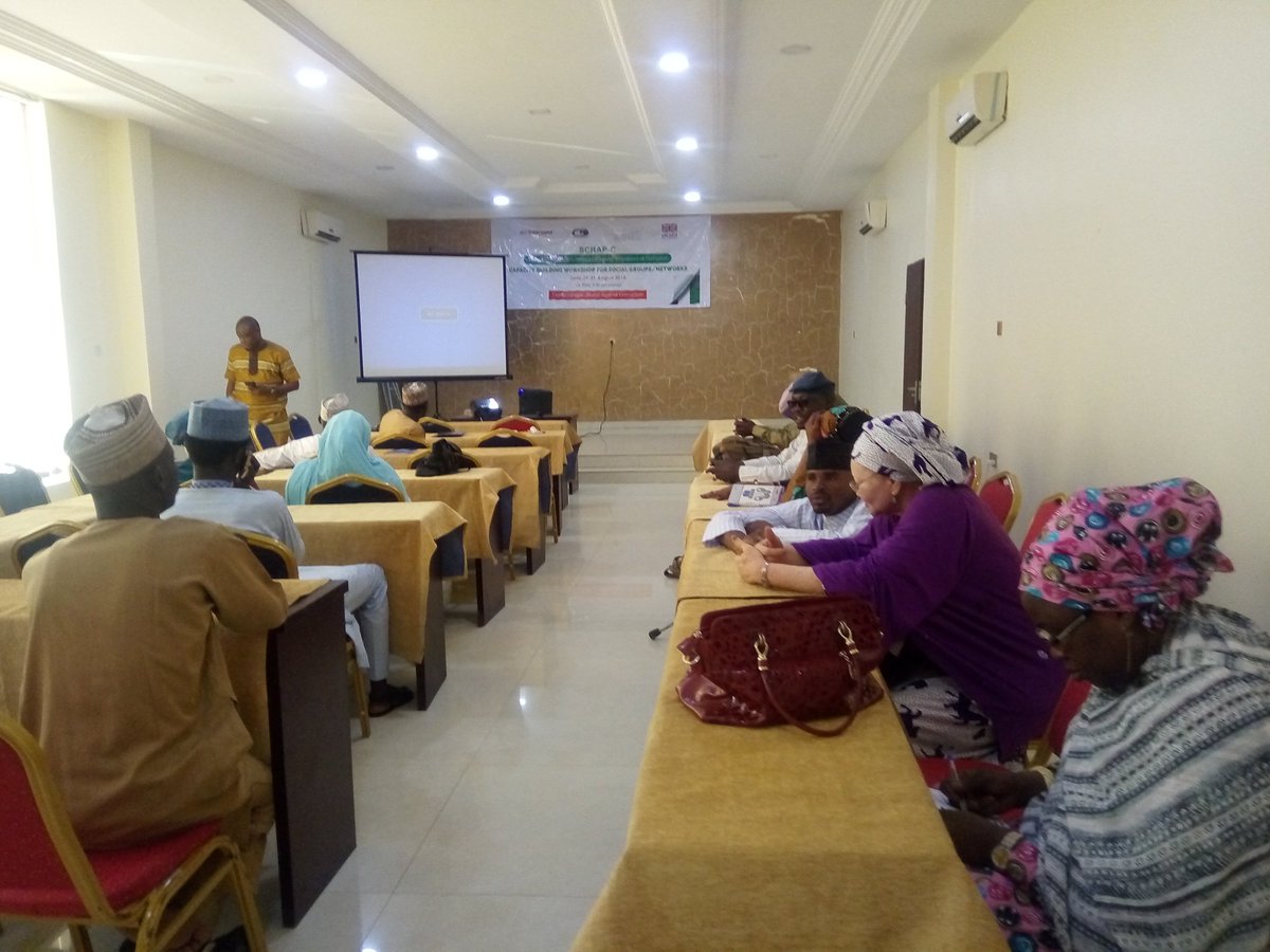 CDDWestAfrica's tweet image. @ the Capacity Building Workshop for social groups/ networks in #Kano. We are all set to explore why social audit is important to the #Nigerian Society.
#ScapC