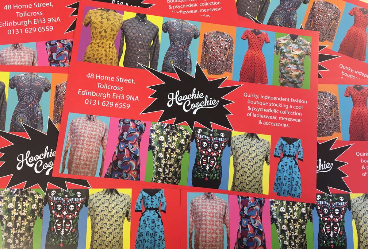 OutofHandScot's tweet photo. #design #print #flyers @HoochieCoochieC Looking for #funky #clothes! Visit 48 Home Street #Tollcross for a #quirky #independent #fashion #boutique stocking a #cool &amp; #psychedelic collection of #ladieswear #menswear &amp; #accessories #Edinburgh #lifestoshorttowearboringclothes https://t.co/PvlTRfeV7Z