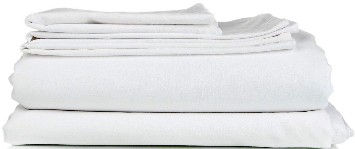 Egyptian cotton sheets :

Products Details:
Price:$52.99 &amp; FREE Shipping.Details
Color : White, Ivory,  Light Blue, Burgundy, Grey, Teal, Navy Blue, Sand.
ASIN: B01ESPB4PM
Package Dimensions : 11.4 x 9.7 x 4 inches

amazon.com/Thread-Spread-…