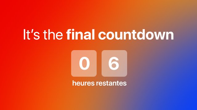 UsernameProject's tweet image. 🎶 It&apos;s the final countdown... 🎶 (On espère que vous l&apos;avez lu en chantant). La bande-annonce sort dans 6 heures ! #UsernameBandeAnnonce