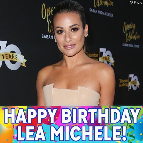 Happy Birthday, Lea Michele! The Glee star and Broadway actress is celebrating today! 