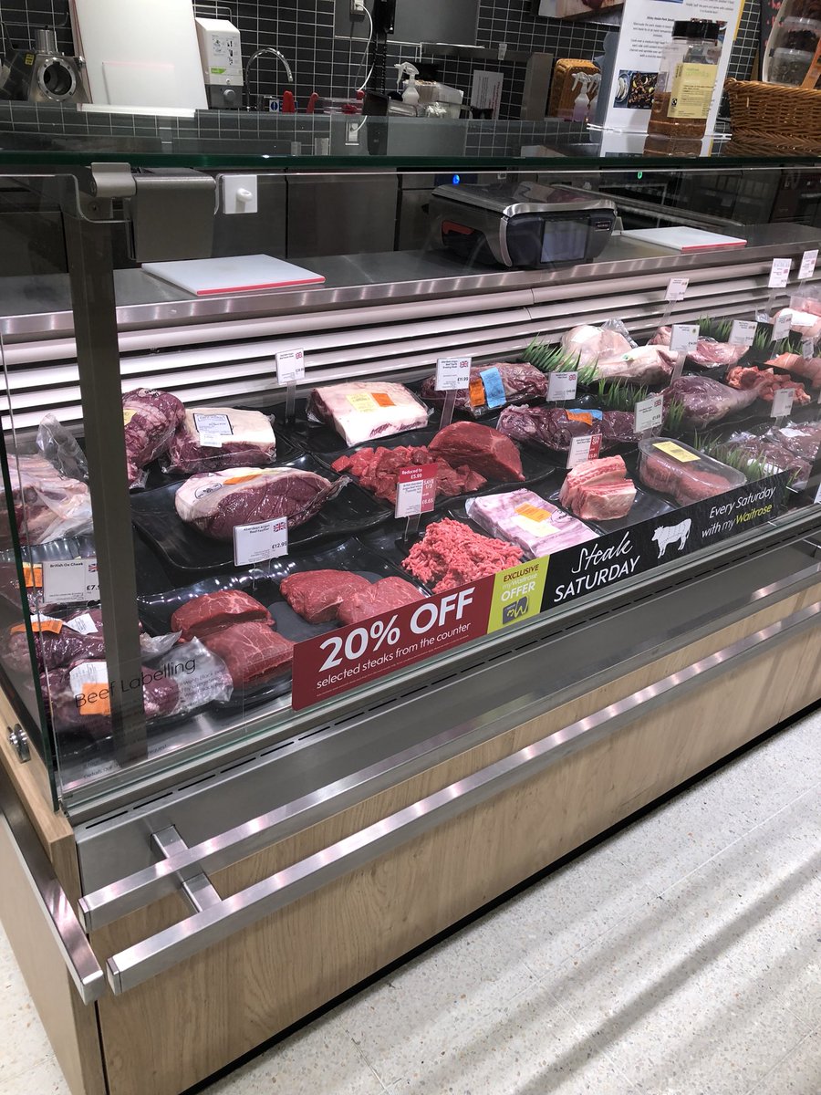 Had an interesting conversation with the butcher behind a meat counter at Waitroes a higher end grocery store. He was able to show me exactly where the Angus rump roast was processed and raised and says consumers request this information more often <a href="/CanadianBeef/">Canadian Beef</a> @BIXSCdn
