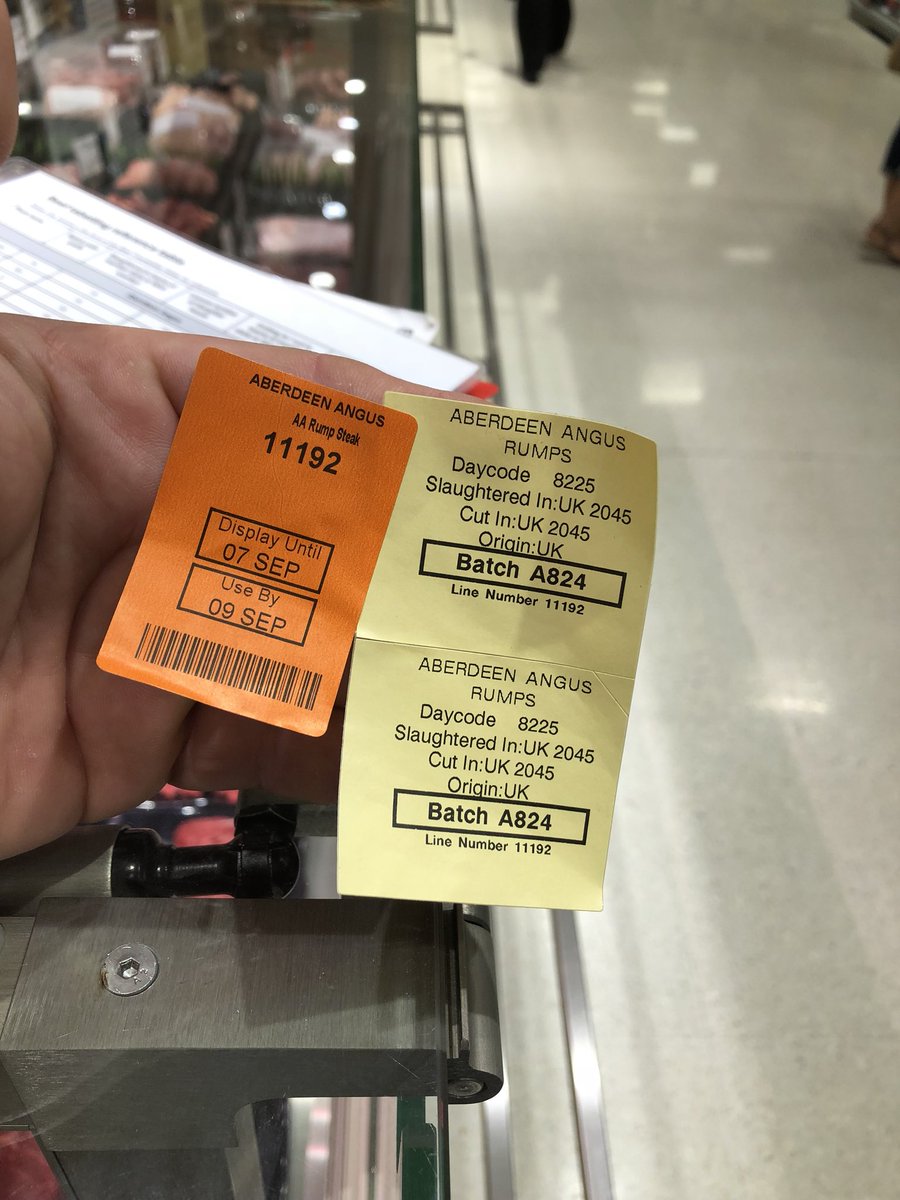 EllenCrane13's tweet photo. Had an interesting conversation with the butcher behind a meat counter at Waitroes a higher end grocery store. He was able to show me exactly where the Angus rump roast was processed and raised and says consumers request this information more often @CanadianBeef @BIXSCdn https://t.co/fx0877R46z