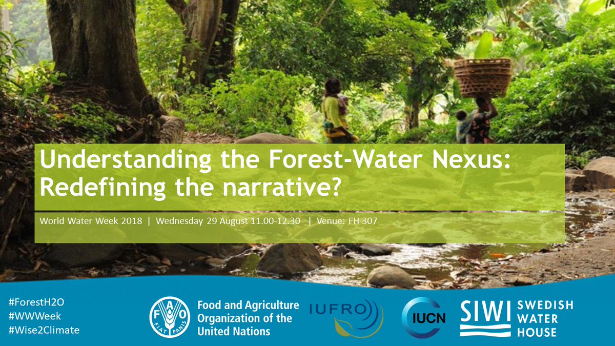 SweWaterHouse's tweet image. Simply recognizing the forest-water nexus is not enough. We must improve our ability to design, implement, and learn from landscape approaches that both rely on the relationships between forests and water, and impact them. #WWWeek #ForestH2O #Wise2Climate #SDG6